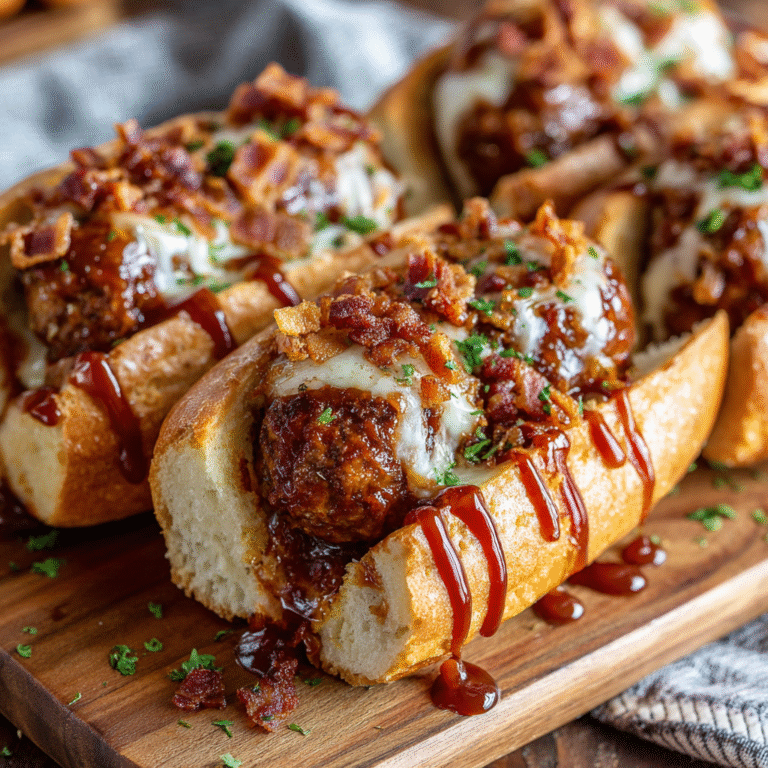 Mouthwatering BBQ Beef Meatball Subs for Every Occasion