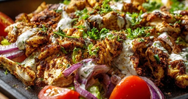 Easy 30-Minute Chicken Shawarma Platter – Juicy & Flavorful