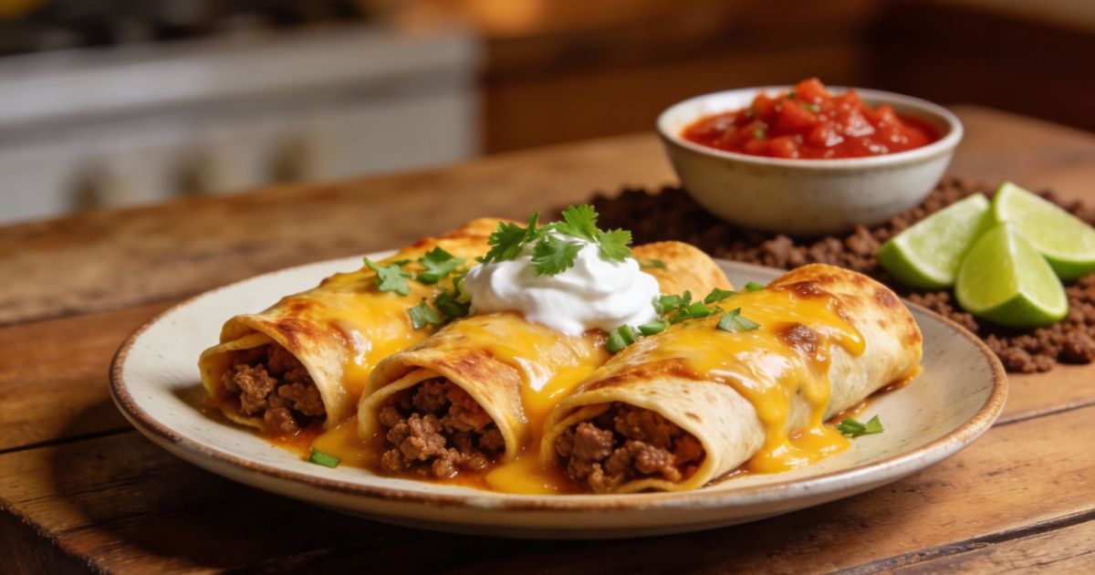 Ground Beef Enchiladas