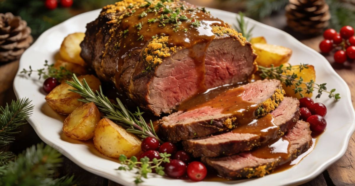 Christmas roast beef recipe