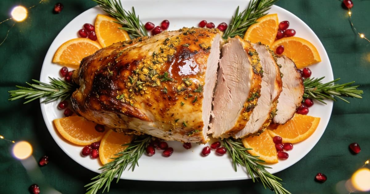 Oven roasted turkey breast